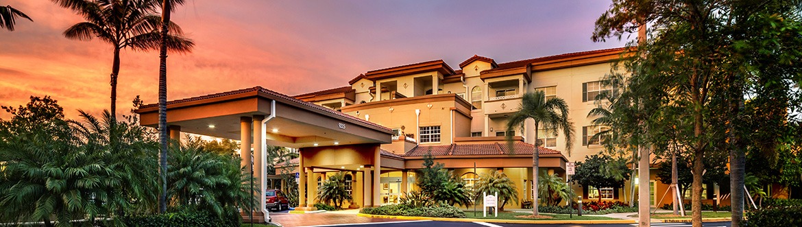 Exterior entrance of Covenant Living of Florida